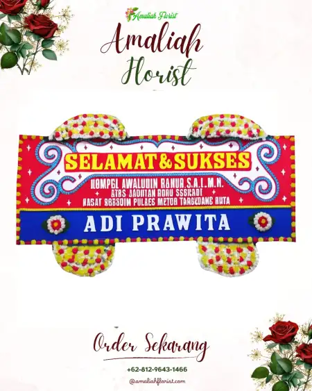 Papan Bunga Ucapan Selamat Harjosari Ii